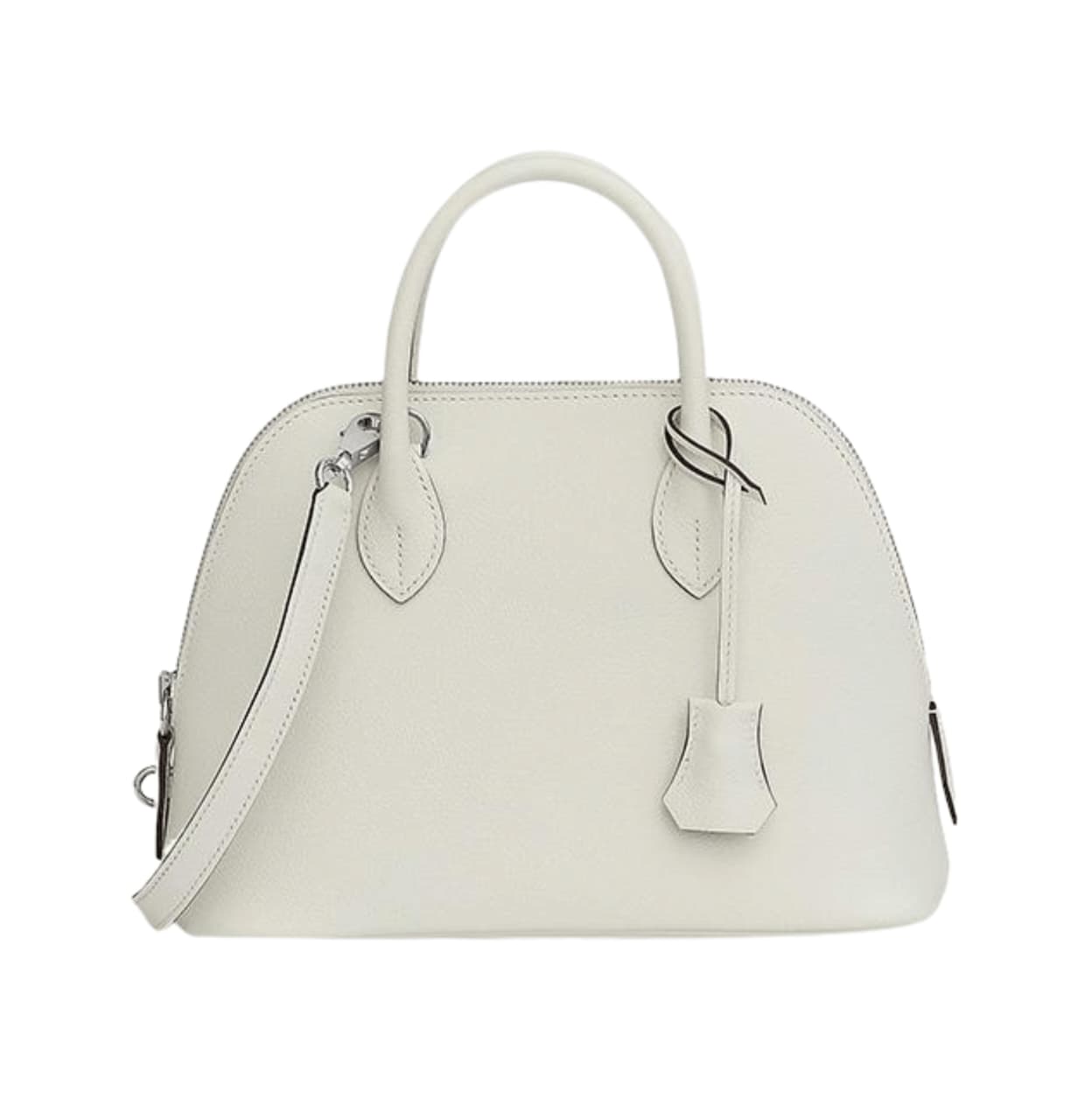 Hermès | Bolide 1923 Mini Bag In New White Evercolor Leather