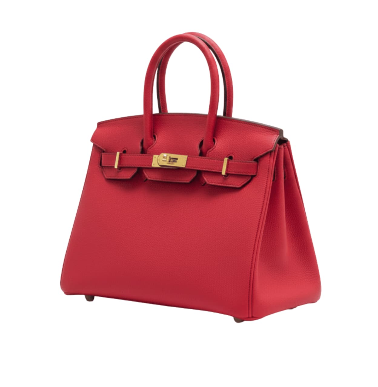 Hermès | Birkin 30 Handbag In Red Epsom Leather With Gold Hardware