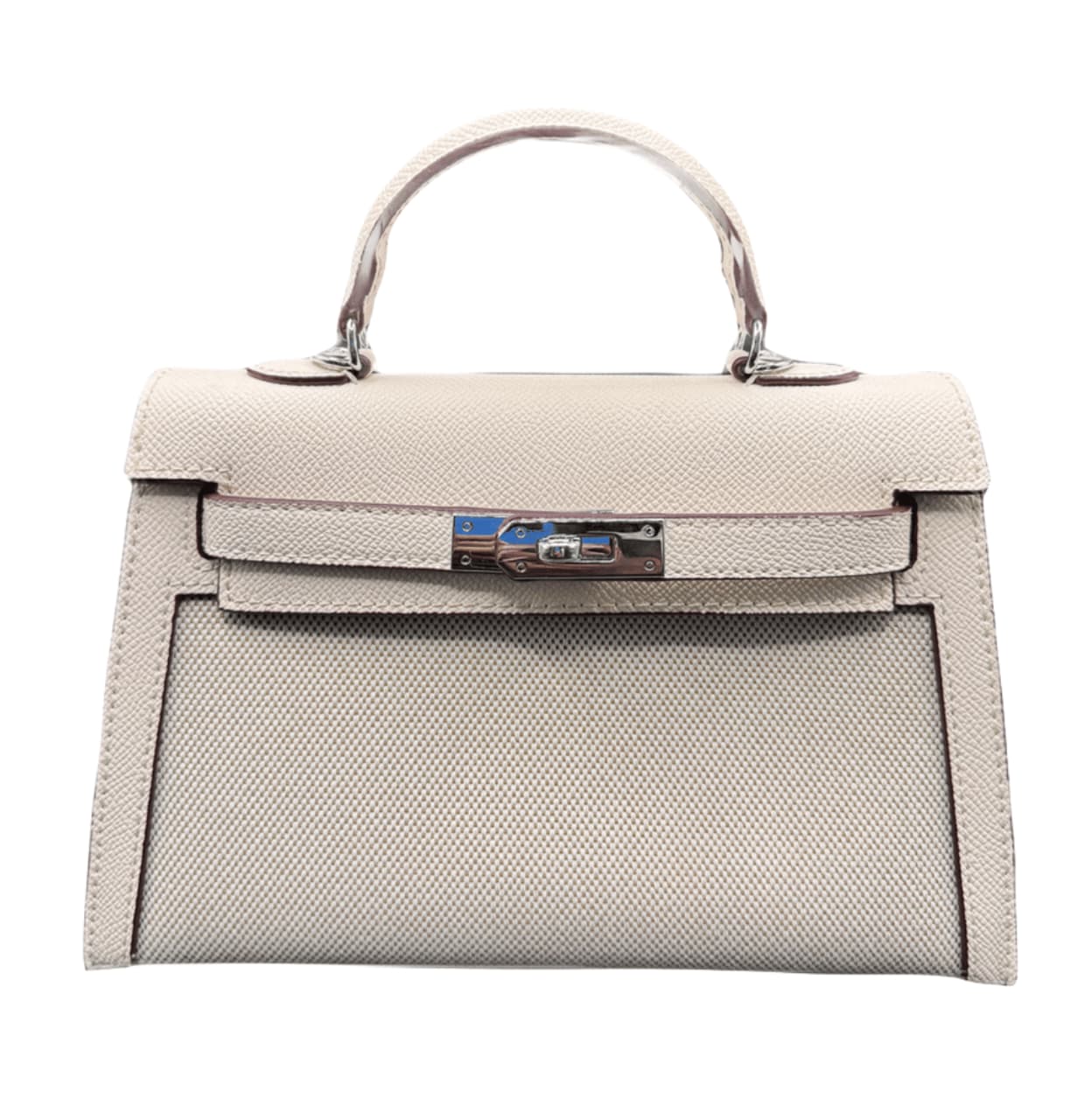 Hermès | Mini Kelly Ii Bag Crafted From Epsom Leather With Canvas Sides