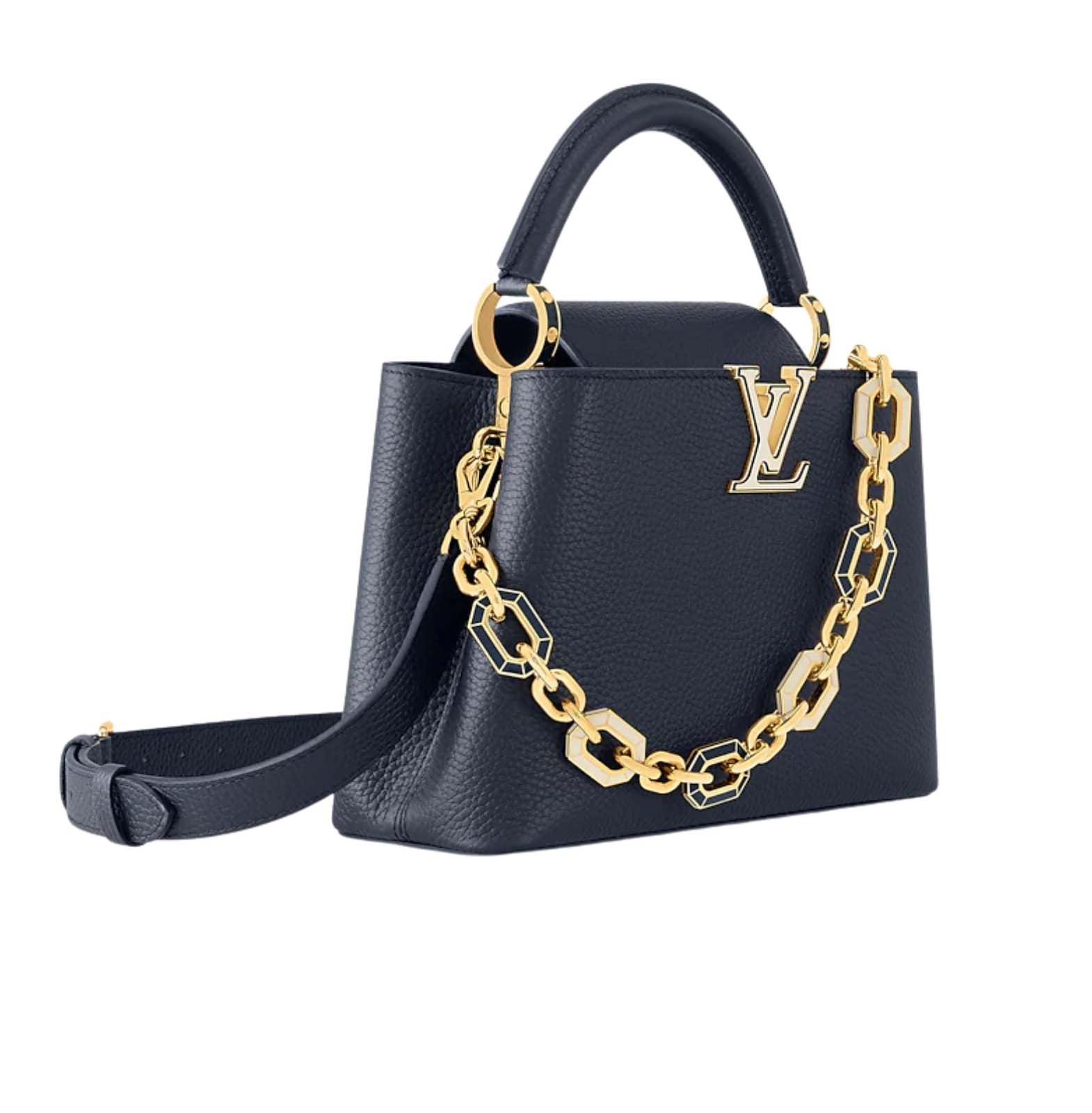 Louis Vuitton Bag | Capucines BB Navy Blue Taurillon Leather