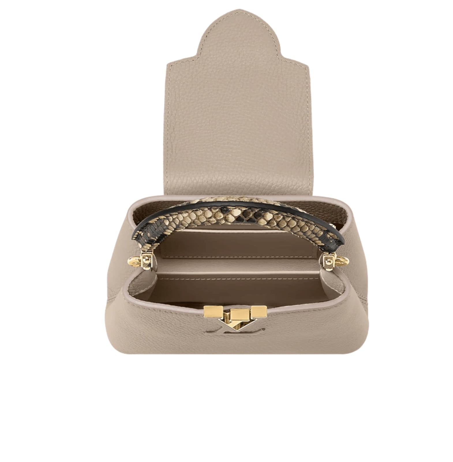 Louis Vuitton Bag | Capucines BB Galet Grey Taurillon Leather