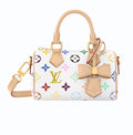 Louis Vuitton | X Takashi Murakami Nano Speedy In The Multicolor White Canvas
