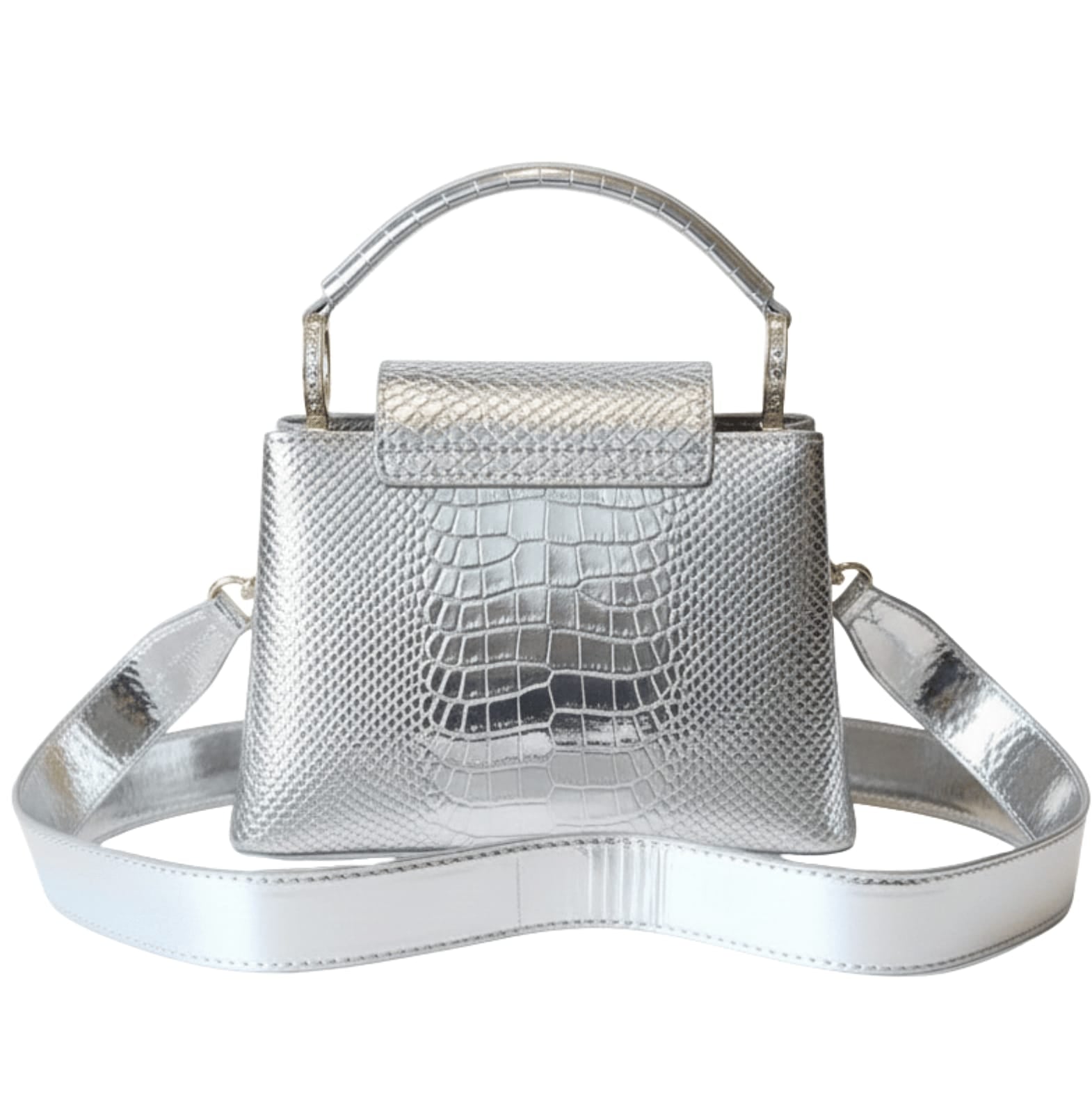 Louis Vuitton Bag | Capucines Silver Calfskin Leather
