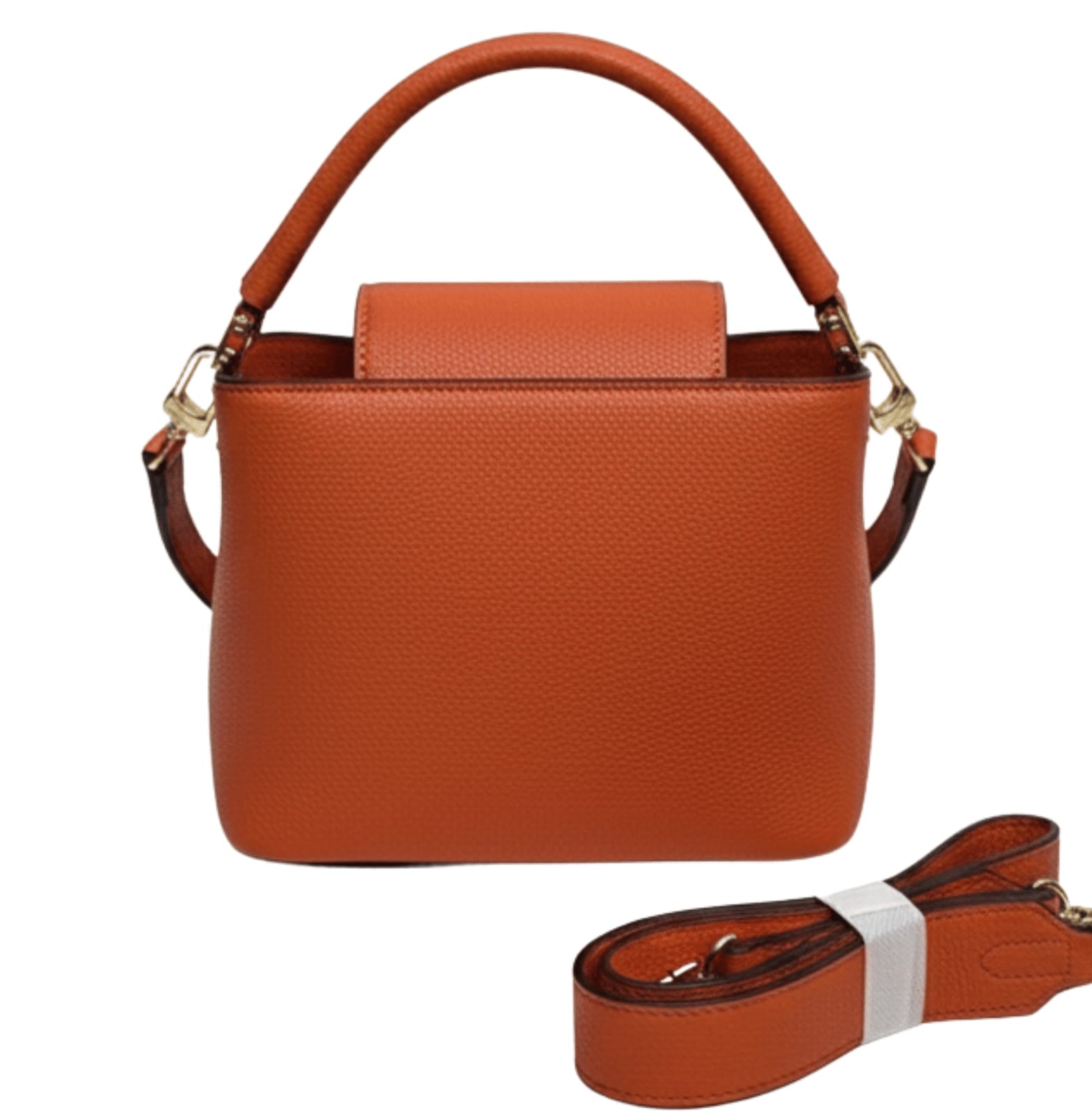 Louis Vuitton Bag | Capucines Orange Grained Taurillon Leather