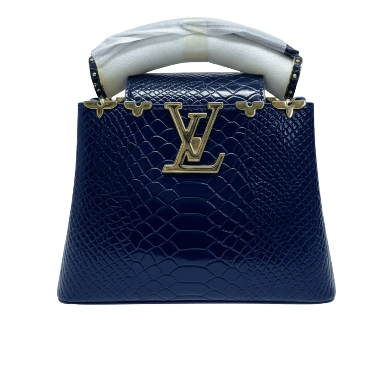 Louis Vuitton Bag | Capucines Navy Python
