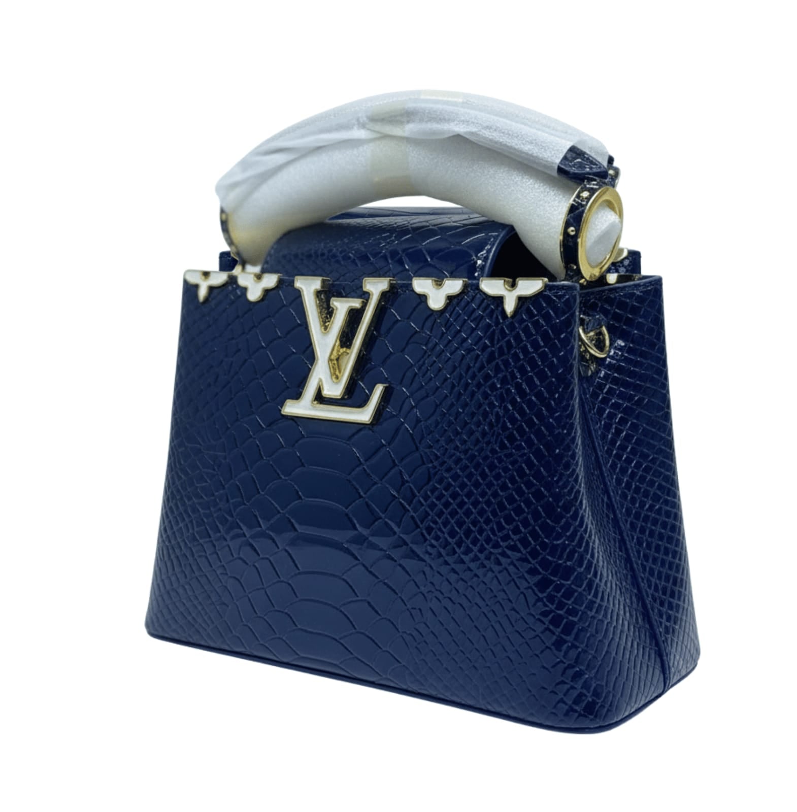 Louis Vuitton Bag | Capucines Navy Python
