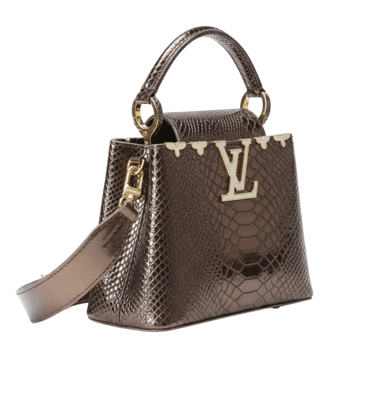 Louis Vuitton Bag | Capucines Metallic Python Or Alligator