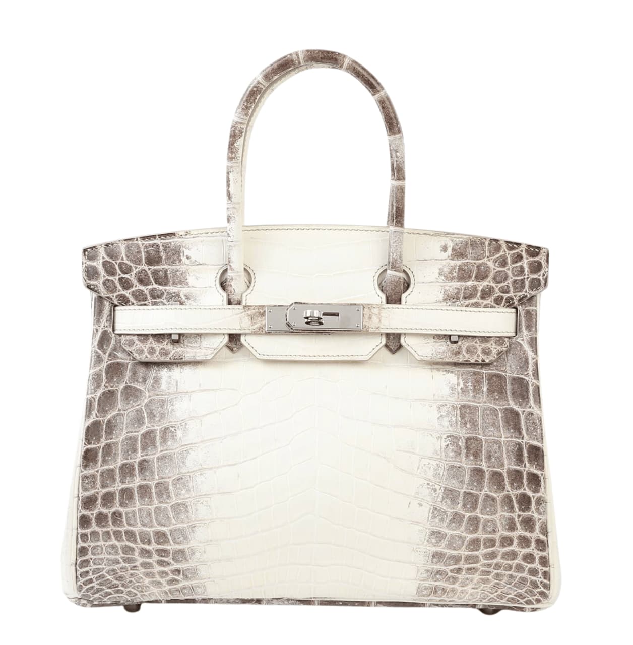 Hermès | Birkin 30 Himalaya Niloticus Crocodile Handbag