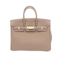 Hermès | Birkin 25 Bag In Etoupe Togo