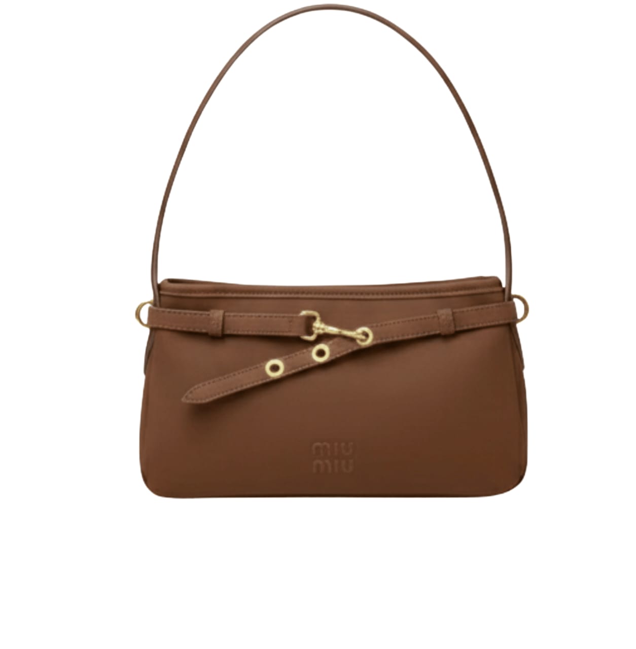 Miu Miu | Aventure Nappa Leather Shoulder Bag
