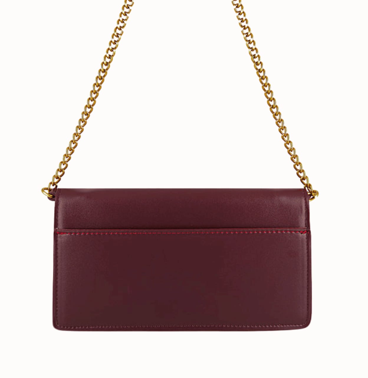 Saint Laurent | Sunset Medium Handbag In A Burgundy Color