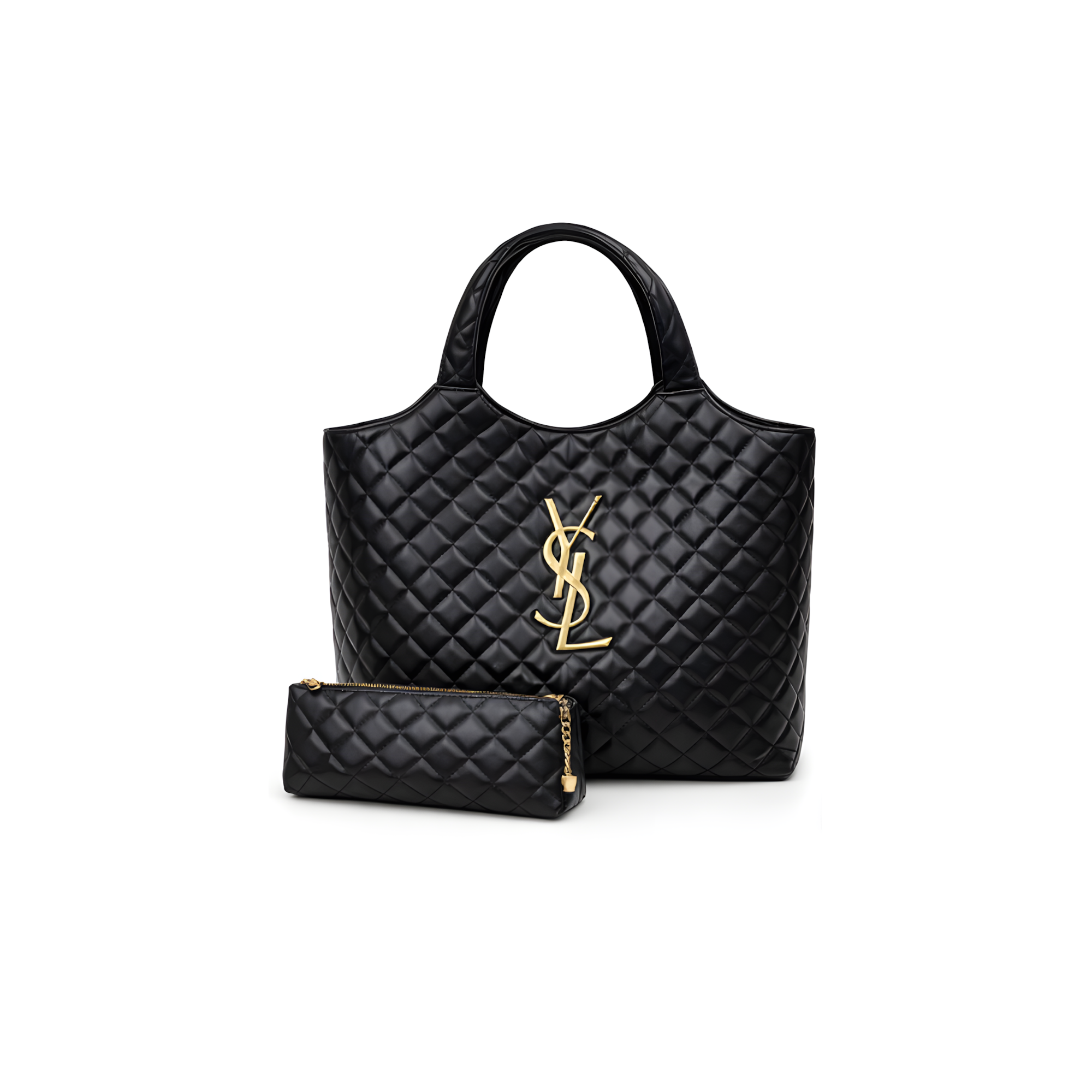 Saint Laurent Bag | Icare Maxi Quilted Black