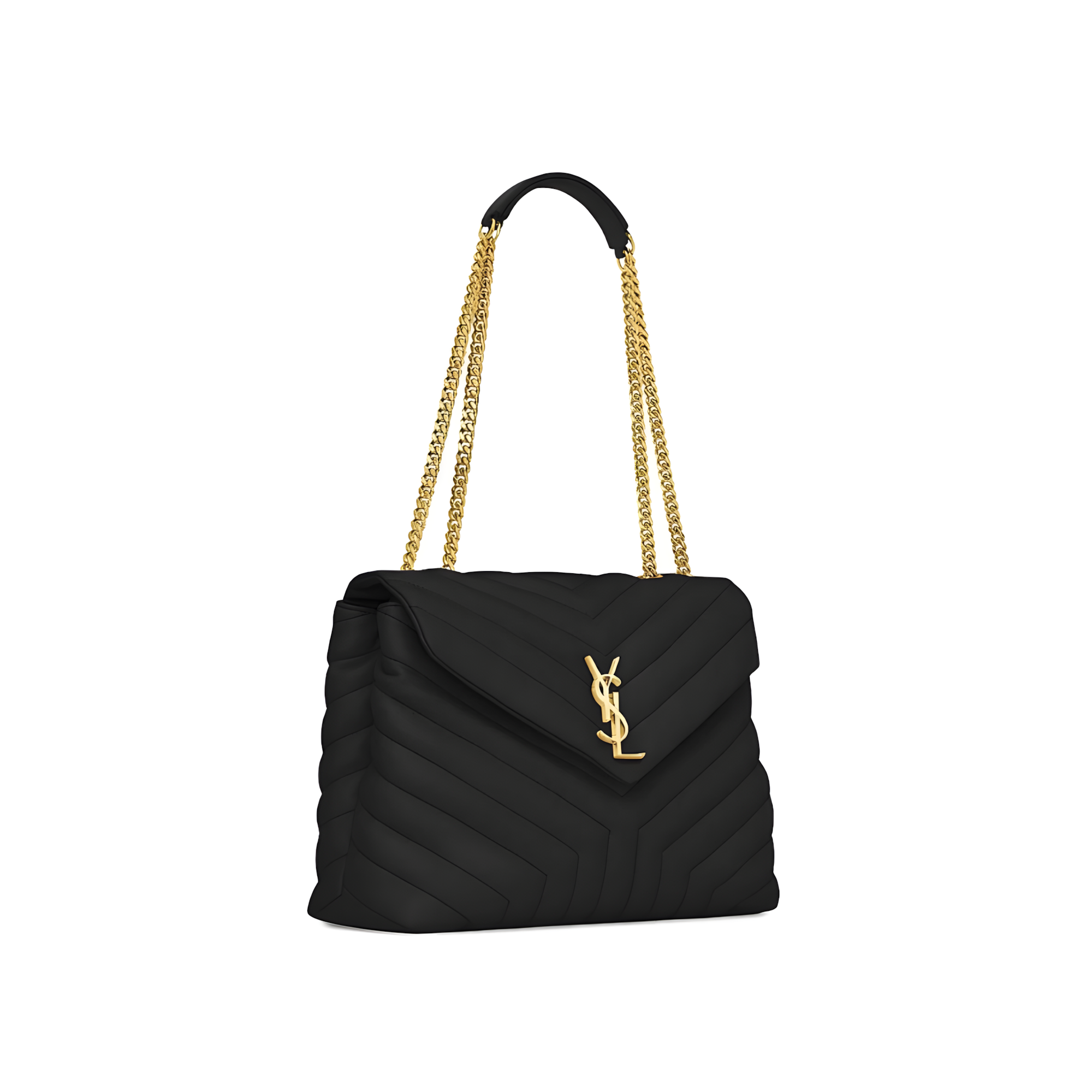 Saint Laurent Bag | Loulou Black Golden