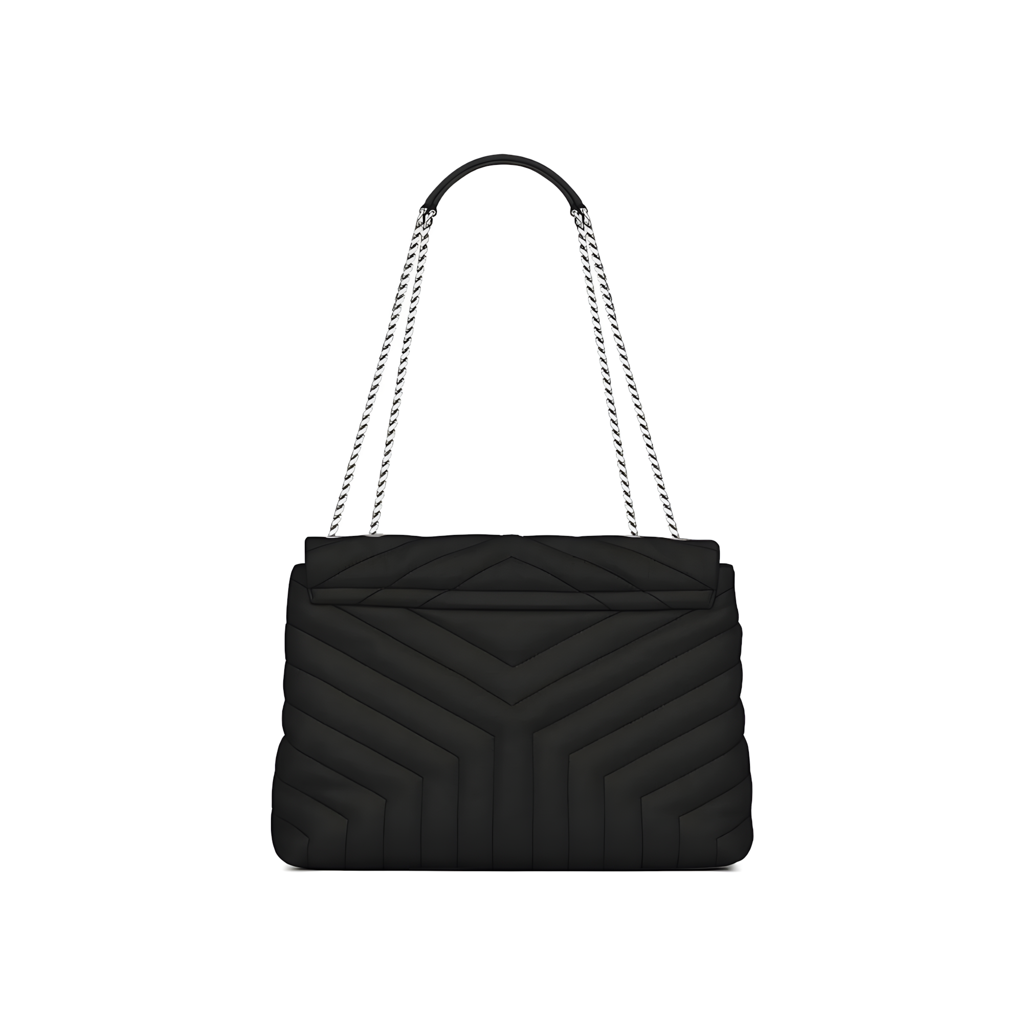 Saint Laurent Bag | Loulou Black Silver