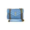 Saint Laurent Bag | Loulou Matelassé Bleu Leather