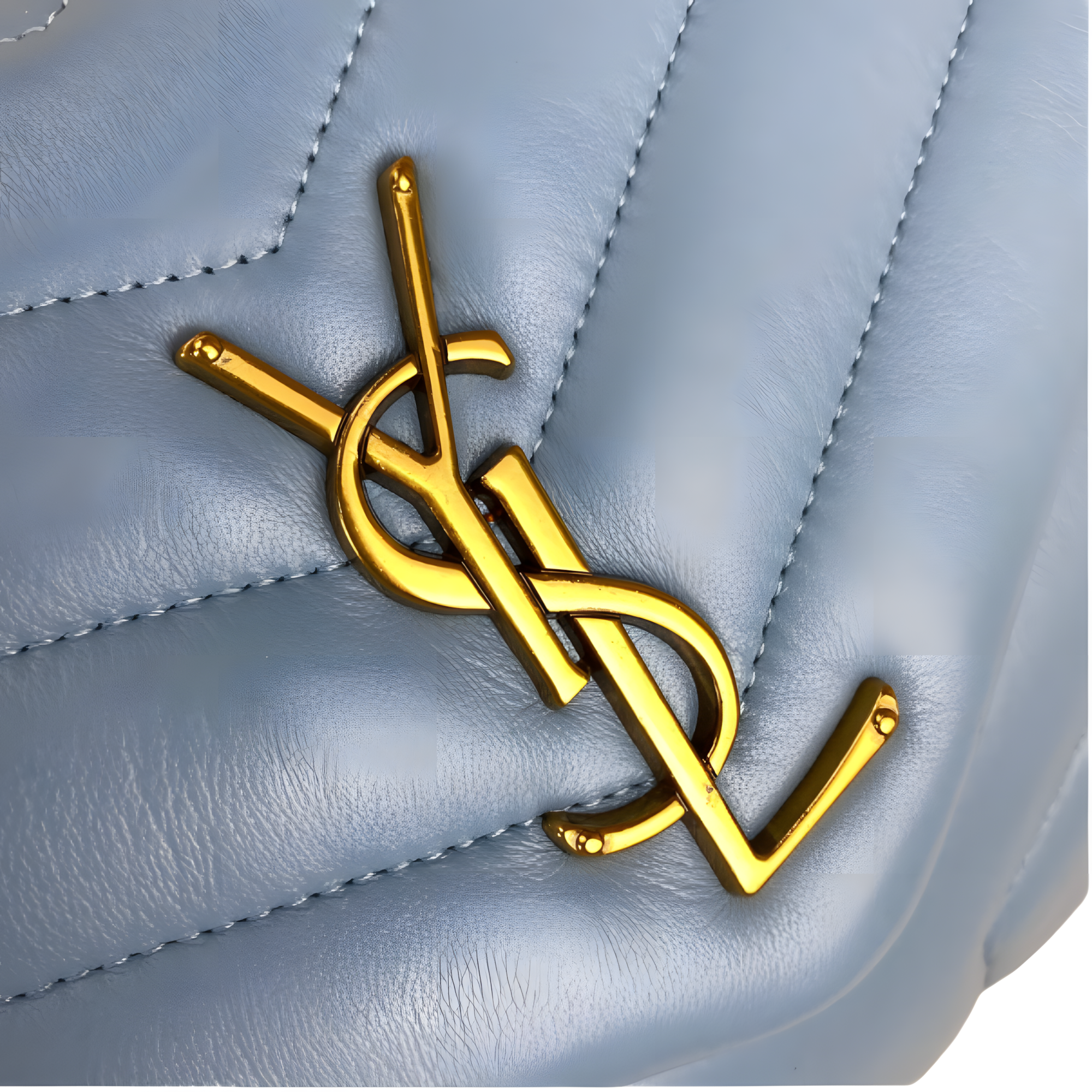 Saint Laurent Bag | Loulou Matelassé Bleu Leather