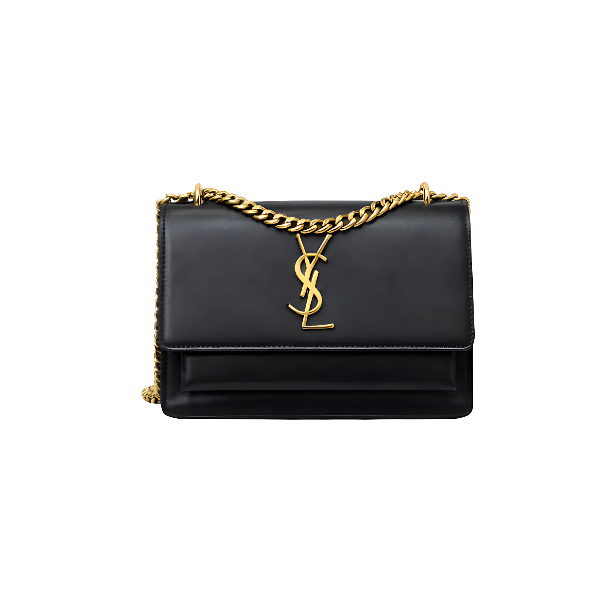 YSL Bag | Sunset Medium Black Gold