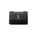 YSL Bag | Sunset Medium Black Gold