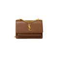 YSL Bag | Sunset Medium Brown Smooth Leather